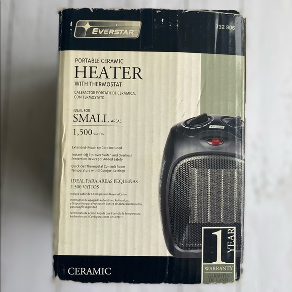 EVERSTAR Portable Desk Heater & Fan - Picture 11 of 14